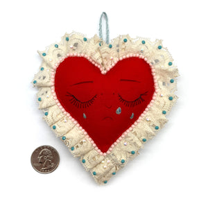 Red Heart Brooch-Pins-Jillian Vang-Pistachios