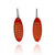 Red-Orange Enamel Earrings-Earrings-Jenne Rayburn-Pistachios