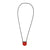 Red-Orange Enamel Necklace-Necklaces-Jenne Rayburn-Pistachios