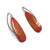 Red-Orange and Gold Enamel Earrings-Earrings-Jenne Rayburn-Pistachios