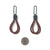 Red Rubber Drop Earrings-Earrings-Sandra Salaices-Pistachios