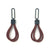 Red Rubber Drop Earrings-Earrings-Sandra Salaices-Pistachios