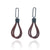 Red Rubber Drop Earrings-Earrings-Sandra Salaices-Pistachios