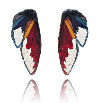 Red Wing Earrings