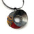 Red and Multi-Bead Silver Concave XL Collar Necklace-Necklaces-So Young Park-Pistachios