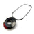 Red and Multi-Bead Silver Concave XL Collar Necklace-Necklaces-So Young Park-Pistachios