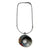 Red and Multi-Bead Silver Concave XL Collar Necklace-Necklaces-So Young Park-Pistachios