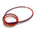 Red and Orange Knot Necklace-Necklaces-Gilly Langton-Pistachios