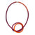 Red and Orange Knot Necklace-Necklaces-Gilly Langton-Pistachios