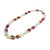 Red and White Rectangular Link Necklace-Necklaces-Asami Watanabe-Pistachios