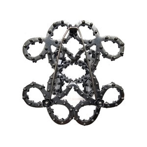 Refracted Bow Brooch-Pins-Liz Clark-Pistachios