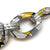 Reversible Pop Art Graduated Oval Chain-Necklaces-Jennifer Merchant-Pistachios