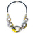 Reversible Pop Art Graduated Oval Chain-Necklaces-Jennifer Merchant-Pistachios