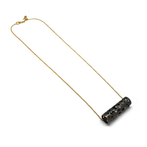 Rhodium and Diamond Necklace-Necklaces-Dana Bronfman-Pistachios