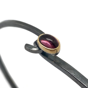 Rhodolite Hook Bracelet-Bracelets-Karin Jacobson-Pistachios