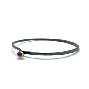 Rhodolite Hook Bracelet-Bracelets-Karin Jacobson-Pistachios