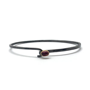 Rhodolite Hook Bracelet-Bracelets-Karin Jacobson-Pistachios