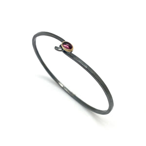 Rhodolite Hook Bracelet-Bracelets-Karin Jacobson-Pistachios