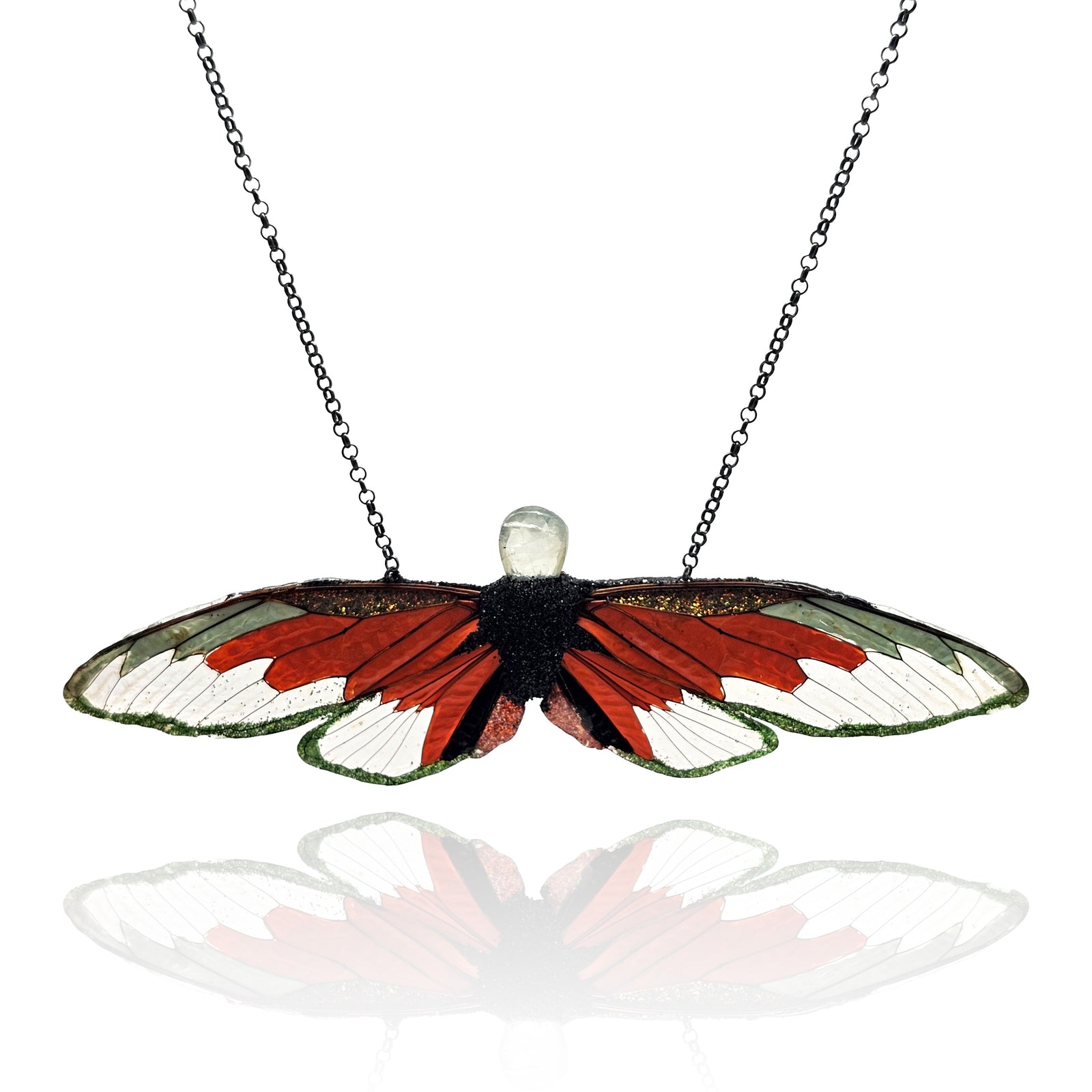 Rising Necklace-Necklaces-Märta Mattsson-Pistachios