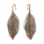 Rose Gold Leaf Earrings-Earrings-Sowon Joo-Pistachios
