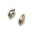 Rose Gold and Sterling Silver Huggie Earrings-Earrings-Olaf Sagner-Pistachios