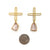 Rose Quartz Plus Earrings-Earrings-Emily Rogstad-Pistachios