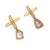 Rose Quartz Plus Earrings-Earrings-Emily Rogstad-Pistachios
