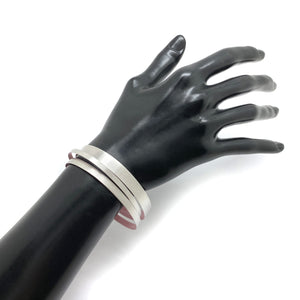 Rose Thin Stripe Bracelet-Bracelets-Claudia Hoppe-Pistachios