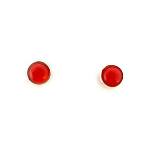 Round Mini Coral Studs-Earrings-Susanne Kern-Pistachios