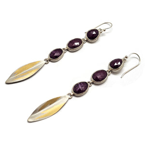 Ruby Love Earrings-Earrings-Judith Neugebauer-Pistachios