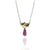 Ruby Pendant Necklace-Necklaces-Judith Neugebauer-Pistachios