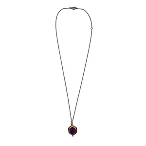 Ruby and 24k Gold Necklace-Necklaces-Austin Titus-Pistachios