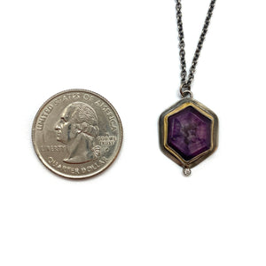 Ruby and 24k Gold Necklace-Necklaces-Austin Titus-Pistachios