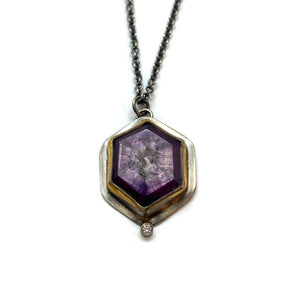 Ruby and 24k Gold Necklace-Necklaces-Austin Titus-Pistachios