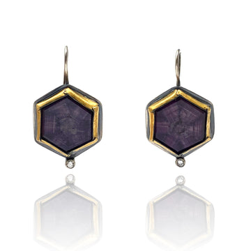 Ruby and Diamond Earrings