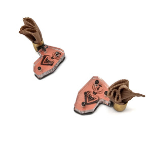 Sacred Heart Earrings-Earrings-Mélanie Denis-Pistachios