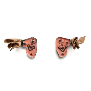 Sacred Heart Earrings-Earrings-Mélanie Denis-Pistachios