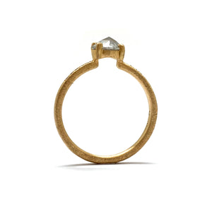 Salt and Pepper Diamond Ring-Rings-Yasuko Azuma-Pistachios