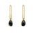 Sapphire Exclamation Earrings-Earrings-Emily Rogstad-Pistachios
