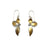 Sapphire Feathered Floral Earrings-Earrings-Judith Neugebauer-Pistachios