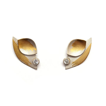 Sapphire Floral Studs