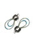 Sarah Chapman - "Deco Loop Earrings"-Earrings-Earrings Galore-Pistachios