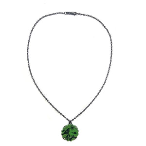 Scalloped Gaspeite Necklace-Necklaces-Kelly Jean Conroy-Pistachios