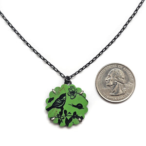 Scalloped Gaspeite Necklace-Necklaces-Kelly Jean Conroy-Pistachios