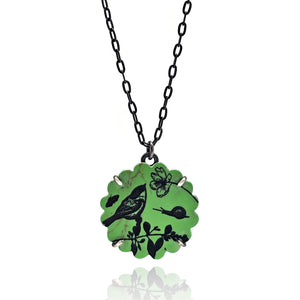 Scalloped Gaspeite Necklace-Necklaces-Kelly Jean Conroy-Pistachios