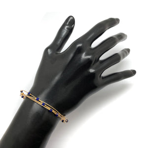 Scattered Lapis Bracelet-Bracelets-Bernd Wolf-Pistachios