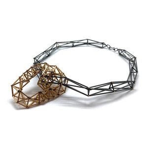 Sculptural Pendant Necklace-Necklaces-Emilie Pritchard-Pistachios