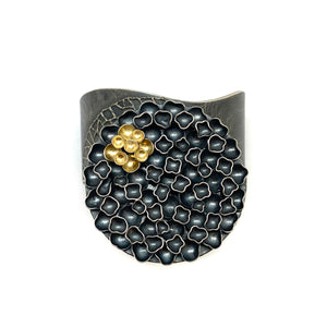 Sculptural Silver Cuff-Bracelets-So Young Park-Pistachios