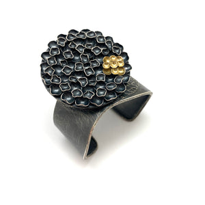 Sculptural Silver Cuff-Bracelets-So Young Park-Pistachios