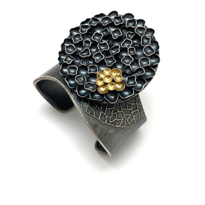 Sculptural Silver Cuff-Bracelets-So Young Park-Pistachios